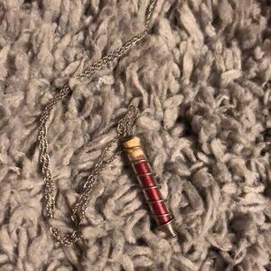 “Fairy dust” vial necklace